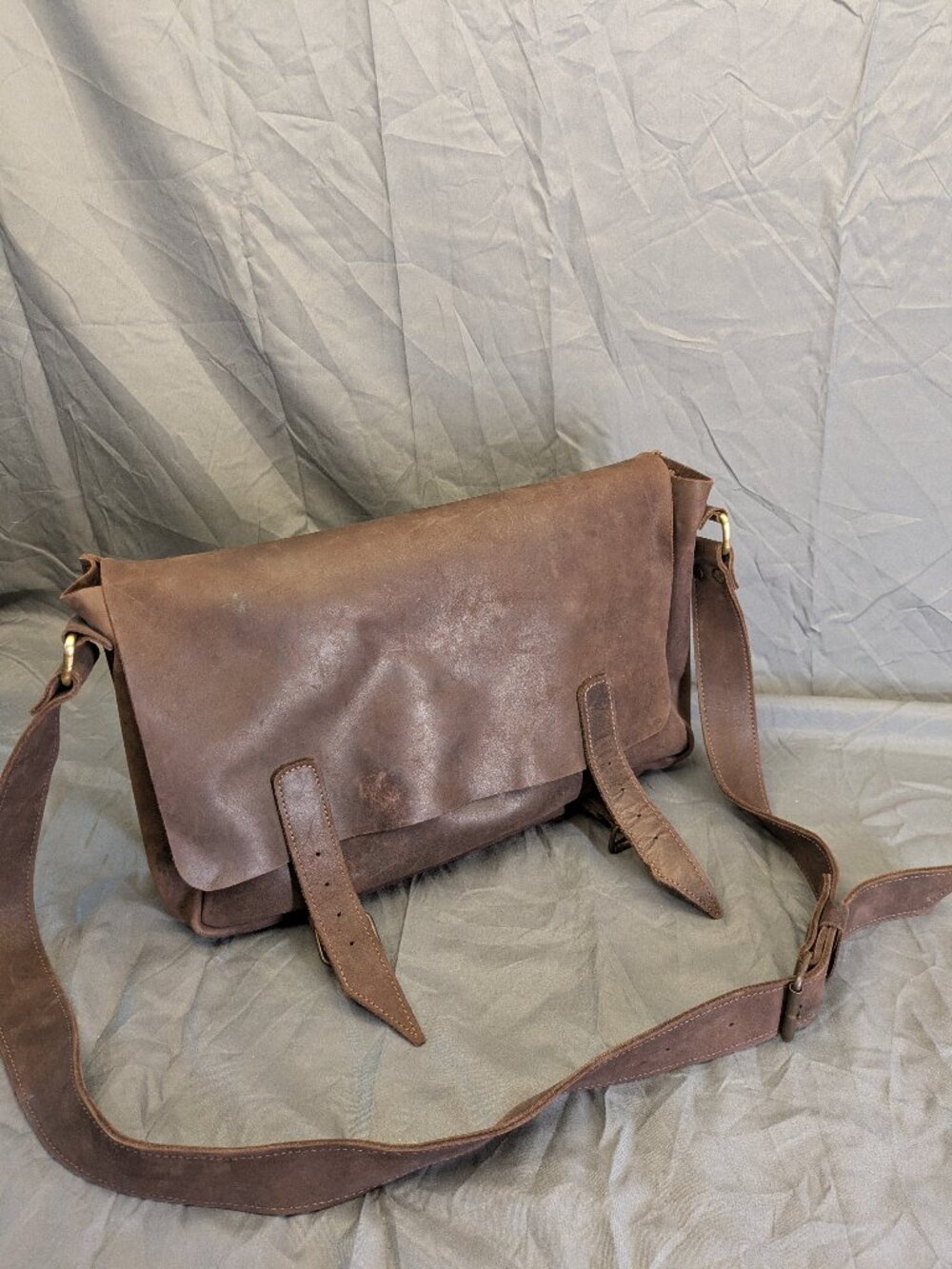 Leather Messenger/Laptop Bag